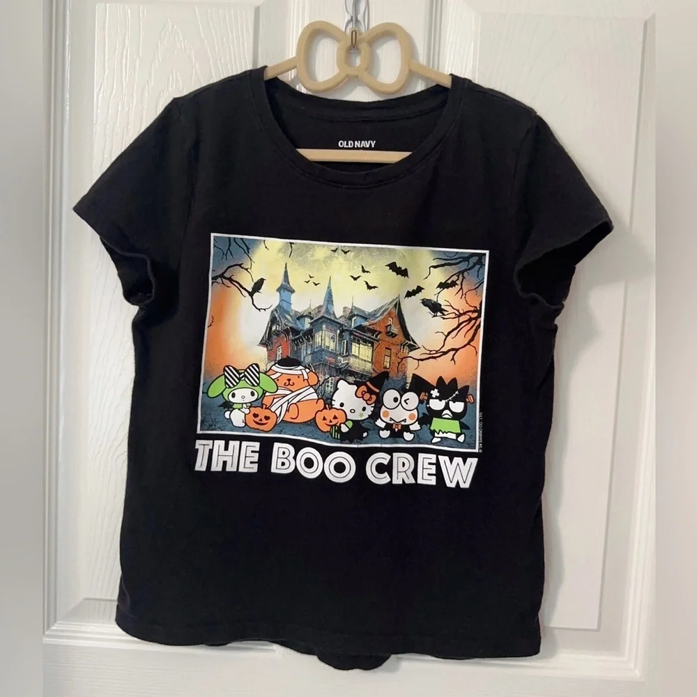 Old Navy Black 'The Boo Crew' Kids Tee